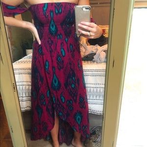 High/low maxi dress